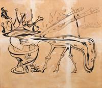 Large Salvador Dali Painting, 51W - Sold for $74,240 on 02-17-2024 (Lot 466A).jpg